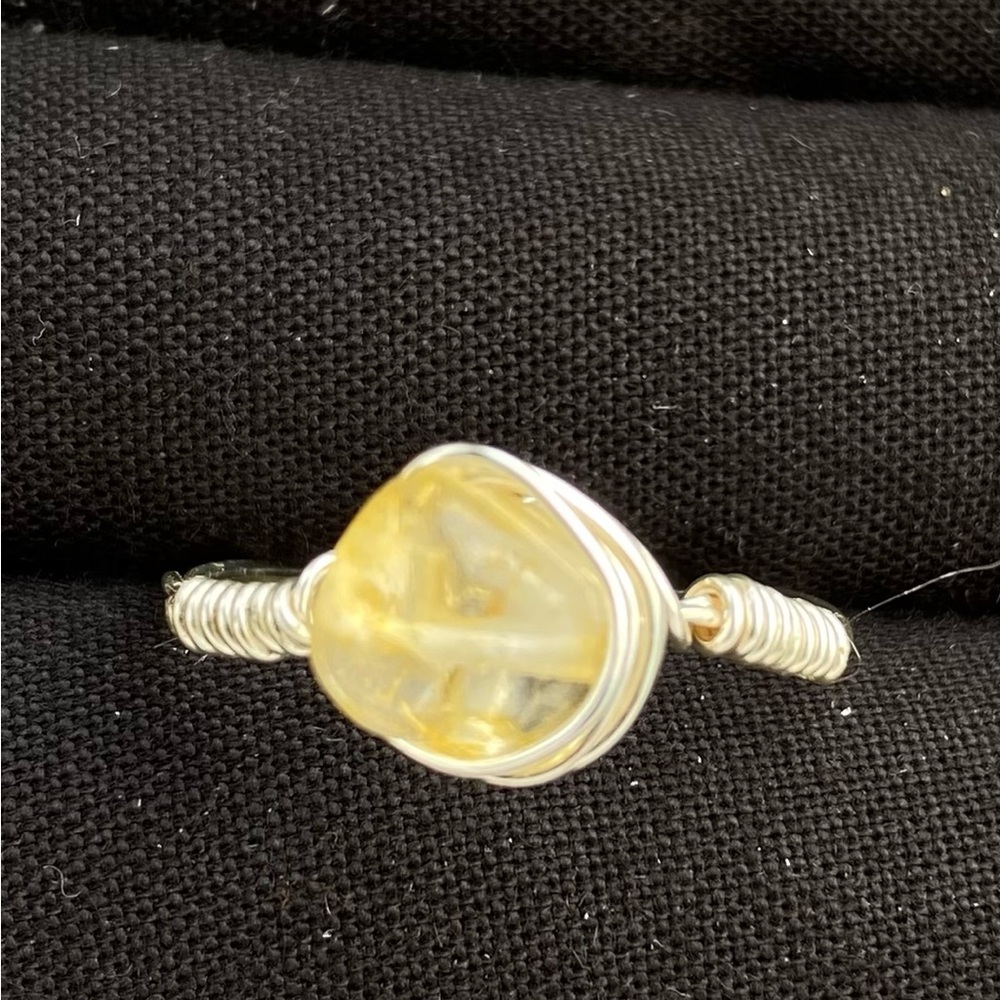 Crystal ring.